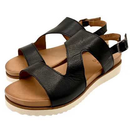 Thyme&Co. Tromp Black Sandal