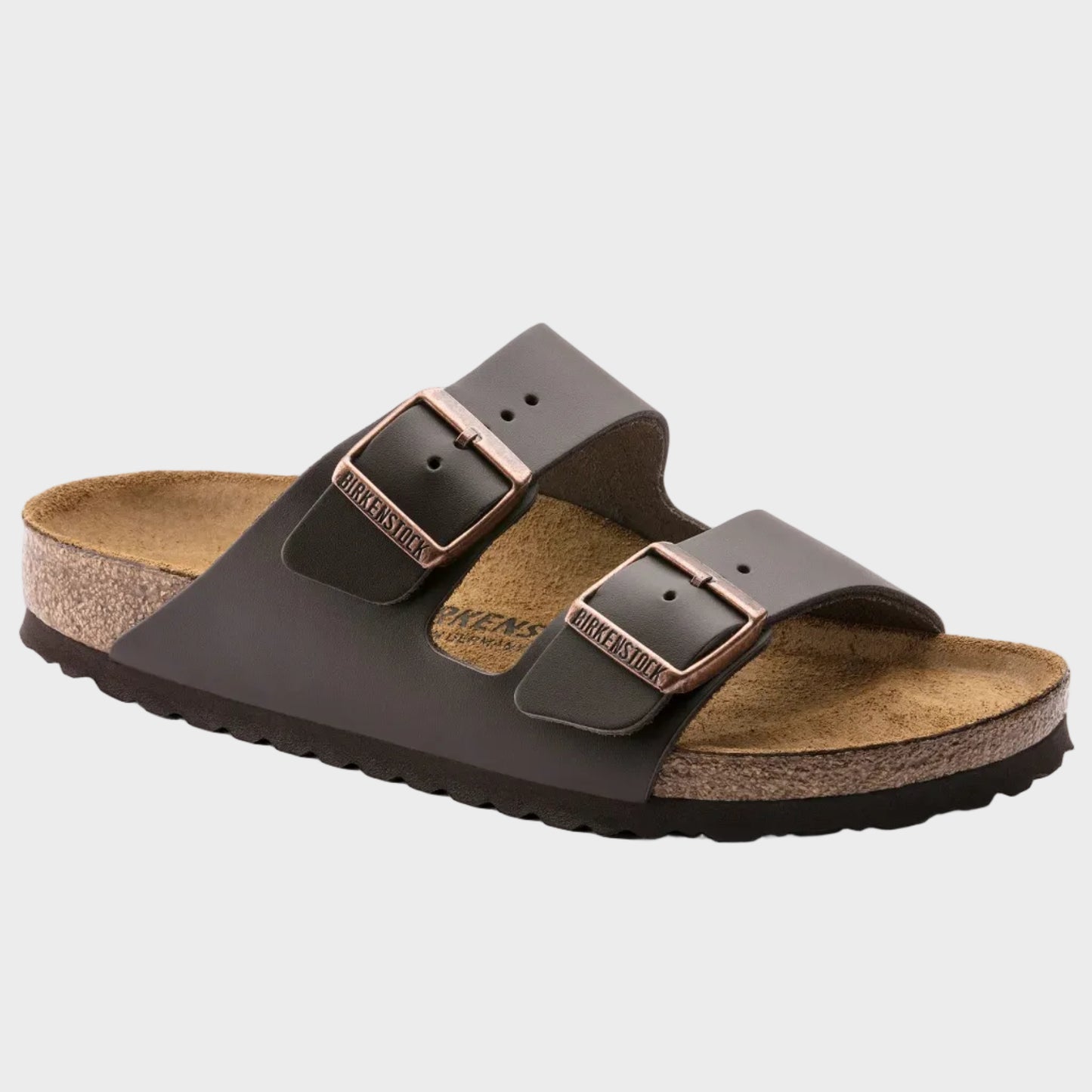 Birkenstock Arizona Dark Brown Leather Sandal - Last Pair Size 39