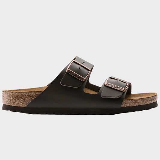 Birkenstock Arizona Dark Brown Leather Sandal - Last Pair Size 39