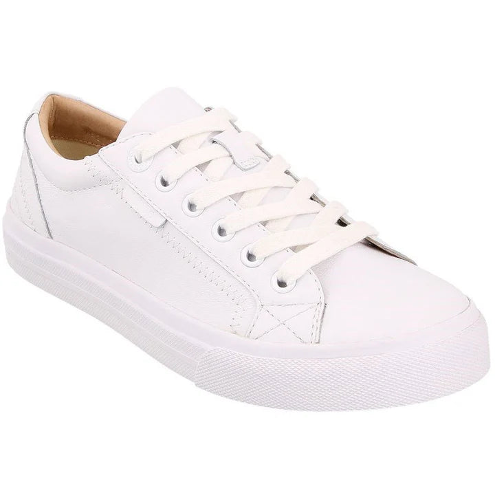 TAOS Plim Soul White Leather Sneaker | Arch Support