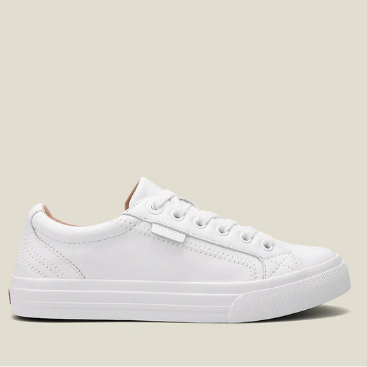 TAOS Plim Soul White Leather Sneaker | Arch Support